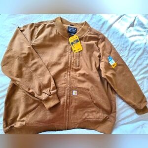 Womens 3X (24W-26W) Super Soft Carhartt Relaxed Fit Rugged Flex Canvas Jacket